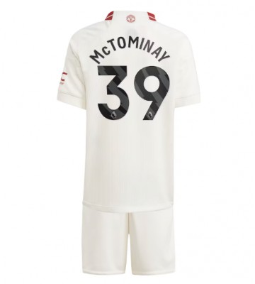Manchester United Scott McTominay #39 Replika Babytøj Tredje sæt Børn 2023-24 Kortærmet (+ Korte bukser)